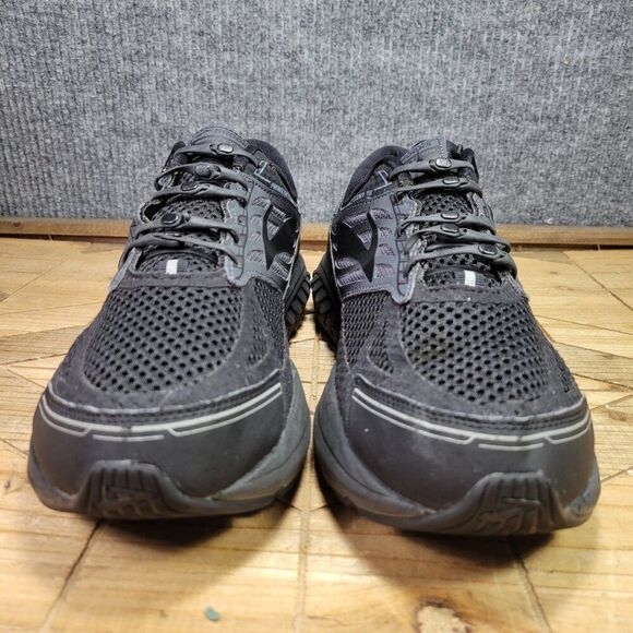 Brooks Addiction 13 Mens Size 12D Medium Black Running Shoes Mesh Uppers‎ main image 7